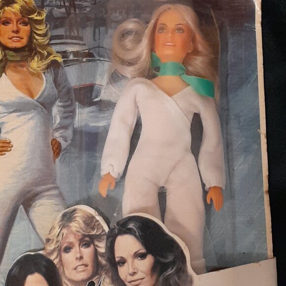 Charlie's Angels Farrah Fawcett as Jill Munroe 8 1/2" Doll Hasbro 1977 NRFB - Picture 15 of 15